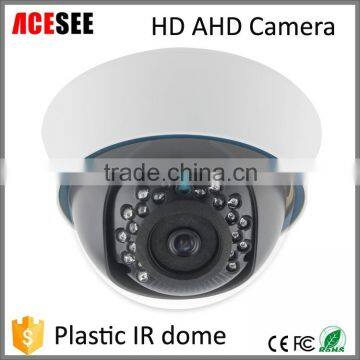 2mp security ahd camera cctv camera with OSD menu plastic dome security camera