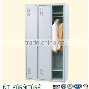 Change room 3 door gym metal steel locker from Luoyang factory