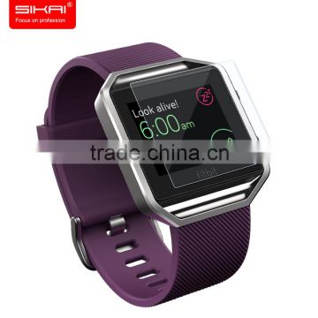 Premium 0.2mm Glass Tempered Screen Film Real Protector Fitbit Blaze Full Coverage Glass Screen Film