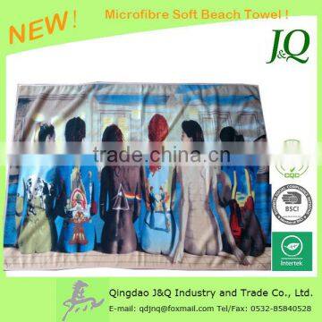 Polyester Microfibre Photo Printed Beach Towel