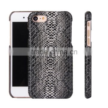 Snake leather texture ultra thin back cover case for apple iphone 7 plus, for iphone 7+ case