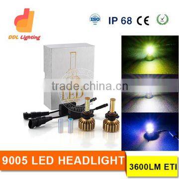 Hot sale 9005 led headlight kit offroad with optional color glass tube H4 H7 H11 9006