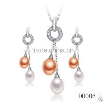 wholesale irregularity cheap pearl jewelry set