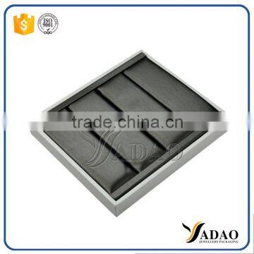 High quality luxury Customized solid wood ring tray for jewelry shop exhibition