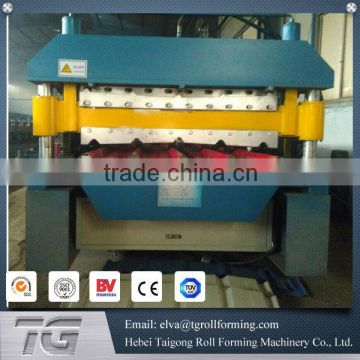 Advanced technology double layer roof roll forming machine