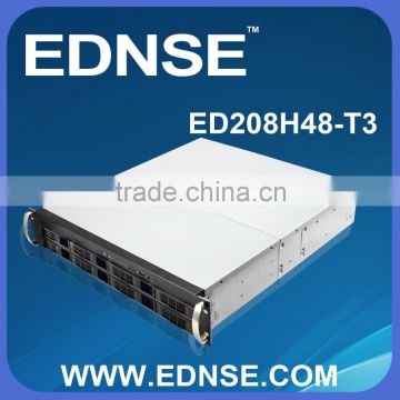 ED208H48 2U Rackmount Server Case with power