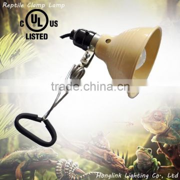 Color series indoor use 5.5inch UL reptile clamp lamp