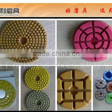 100mm Wet polishing pad for water angle grinder