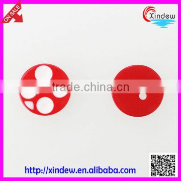 Top quality Plastic Fashion red back resin button