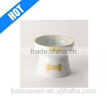 Ceramic Food Bowl Feeder Stand Microwavable