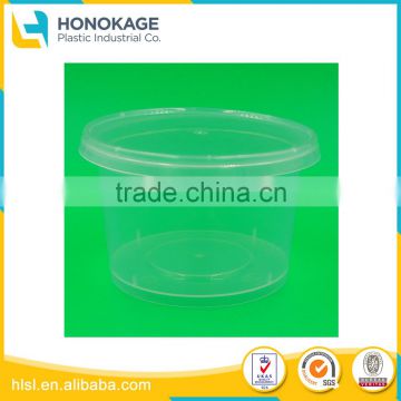 310ml Custom Disposable Plastic Soup Bowl, Microwave Soup Cup with Lid