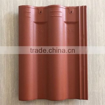 Wuxi ceramic double bent roof tiles made of superior clay in all colors