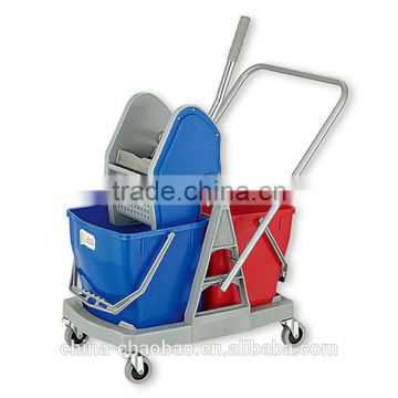 factory directly offer! double mop wringer trolley