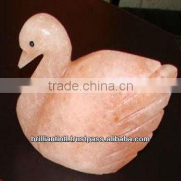 Himalayan natural animal Salt Lamp duck lamp