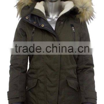 ALIKE winter jacket women jacket parka with fake fur