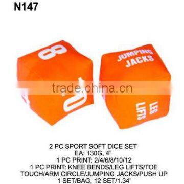 N147 2 PC SPORT SOFT DICE SET