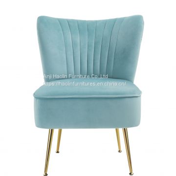 Velvet Single Leisure Chair for living room