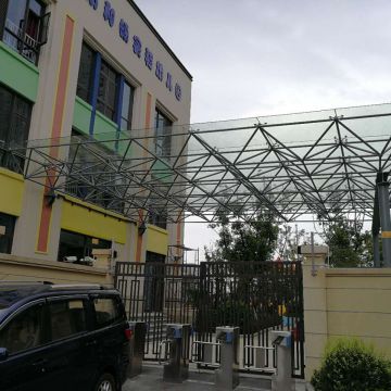 Steel Canopy Space Frame Structure For Sentry Boxes