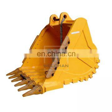 Heavy Duty Rock Bucket Excavator Digger For E323D E324D E325B E326D HDR Standard Excavator Bucket Sizes 1.2CBM 1.6CBM