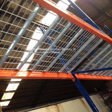 Heavy duty wire mesh decking for warehouse palelt rack