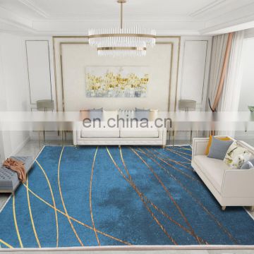 Chinese custom 3D printed  floor carpets for living room hotel