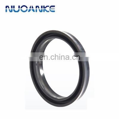 Oil Cylinder Dust-Proof Oil Seal LBH Type Hydraulic Cylinder Seal Black FKM Hydraulic Pump Oil Seal