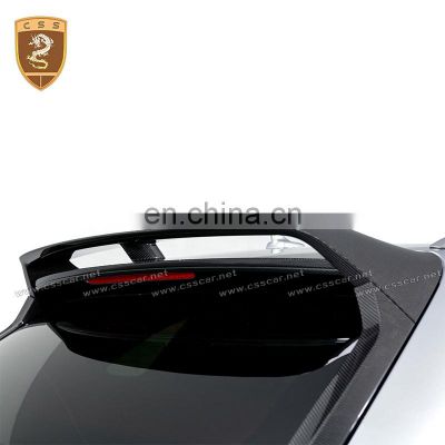 Upgrade W12 Carbon Fiber Rear Wing Rear Diffuser Lip Spoiler Trunk Wing Auto Parts Suitable For 15-18 Bentley Bentayga