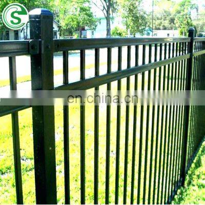 Zinc steel guardrail fence design wrought iron fencing gate