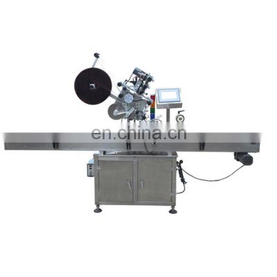 watsapp+ 86 15140601620 Easy operation flat surface pouch or flat bag automatic labeling machine