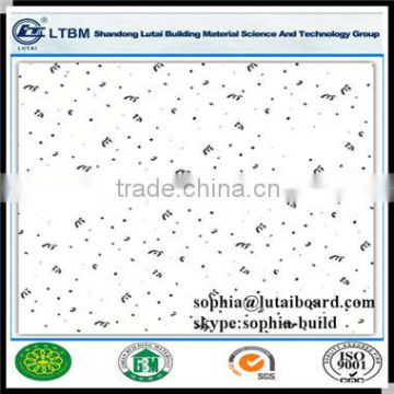 Medium density fiber cement board ceiling tiles