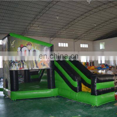 Factory manufacturer commercial inflatable slide bouncer castle for all ages