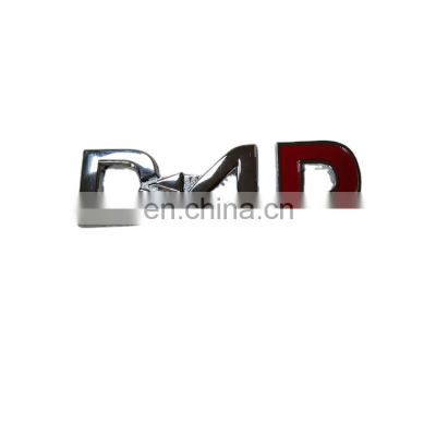 Customized Chrome Red Plastic ABS Logo 3D Car Emblem Badge Sticker