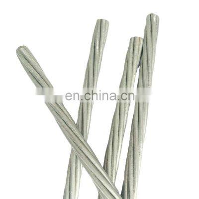 High Tensile Strength Galvanized Steel Stay Wire Earth Wire 7/8 7/10 7/12 SWG for Zimbabwe