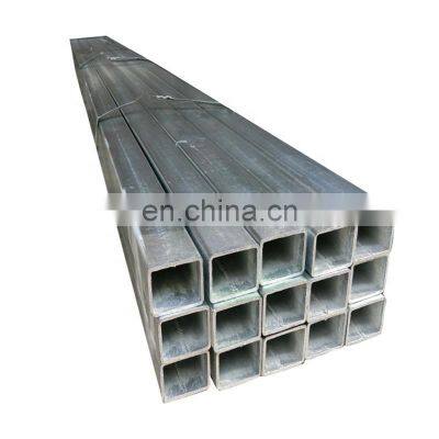 China supply Q195 DX51low carbon black steel hot dip galvanized coating square tube