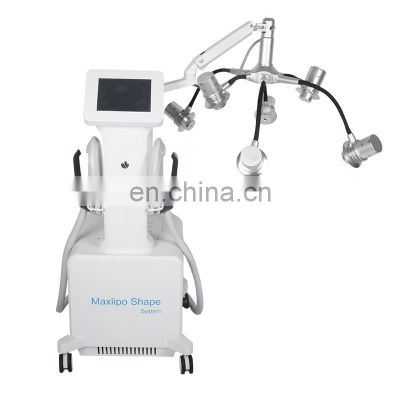 2 in 1 6D laser  weight loss ems build muscle fat reduction body shaping machine