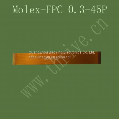 FPC-0.3-45P-80 molex cable150150251 0.30mm Pitch Premo-Flex Etched Copper Polyimide Jumper, sweden,poland