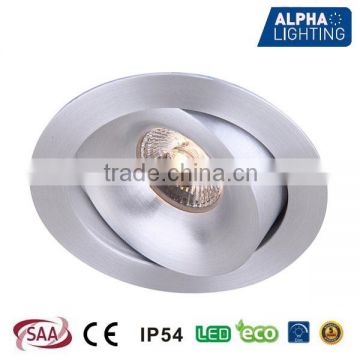 IP54 adjustable aluminum 7Wdi tiltable mmable cob downlight                        
                                                Quality Choice