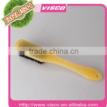 Good quality pig bristle and plastic made cloth brush VI9-77