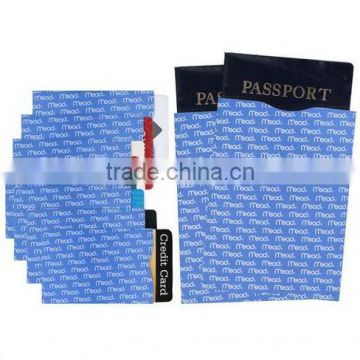 Secure in Style RFID Blocking Sleeves, 10 Credit Card & 2 Passport Protectors