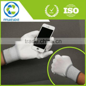 hot sell palm coated knitted working gloves anti-sliper