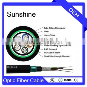 75M OUTDOOR ARMORED LC-LC 8 STRAND OM3 50/125 MULTIMODE FIBER OPTIC CABLE