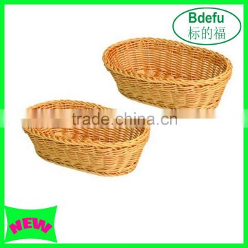 Large Oval Tabletop Serving Baskets, Bread Roll Basket Baskets, Restaurant Serving/Diplay Baskets