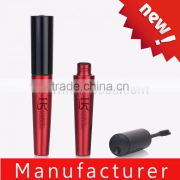 Best sale red cosmetic mascara plastic tube with brush