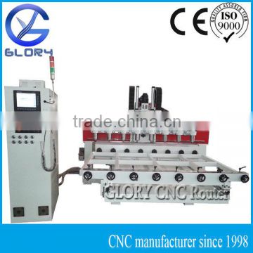CHENCAN/GLORY Multi Heads 4th Rotary Drive CNC Router