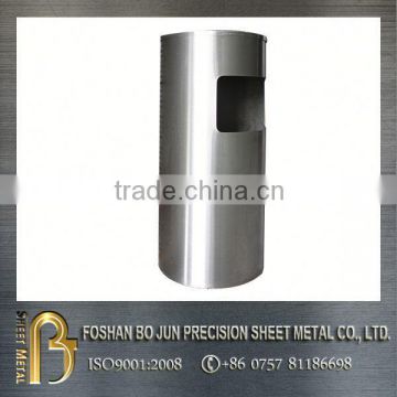 china manufacturer hot selling cylindrical shape steel trash can/trash bin/garbage can products