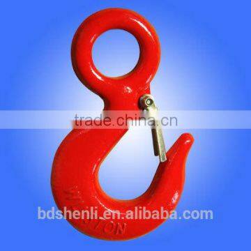 China manufacturer 320A/320C eye lifting hook with latch