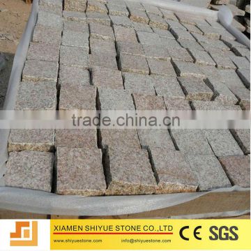 Natural Chinese G682 Granite Cube Stone