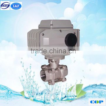 316SS 304SS high pressure water media electric valve