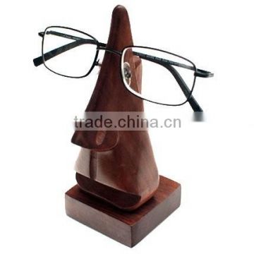 Nose glasses holder | Wooden nose shaped eye glass holder | Wooden nose glass holser