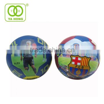 Custom print soccer ball of FCB ball colorful soccer ball